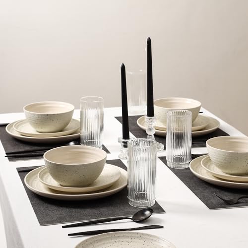 Dua 16 Piece Dinnerware Set Stoneware