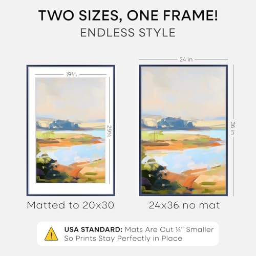 24x36 Blue Poster Frame (2 Count)