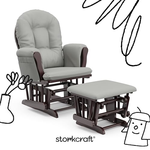 Premium Hoop Glider & Ottoman