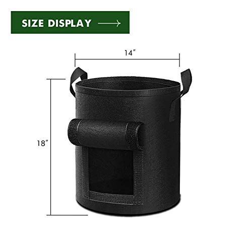 5 Pack 10 Gallon Potato Grow Bags (5 Count)