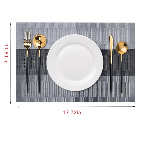 Placemats Set of 6 Washable Indoor (6 Count)