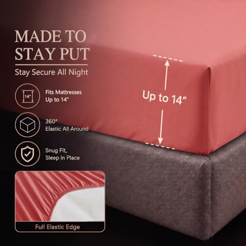 King Size Comforter Set Coral