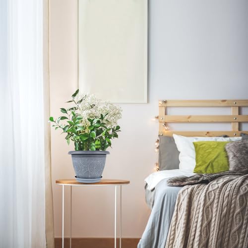 6 Inch Flower Pots Planters for Indoor Outdoor Plants