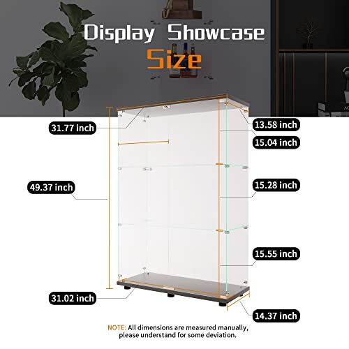 Black Glass Display Cabinet