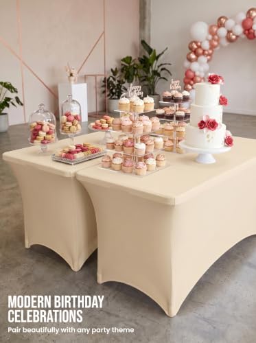 Bulk 10 Pack 6Ft Tablecloths for Hotels (10 Count)