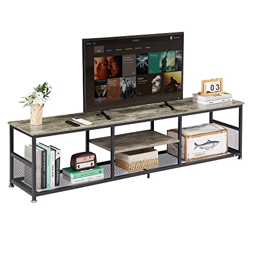 TV Stand for Televisions up to 80 Inch 70" Entertainment Center with Open Storage Shelves for Living Room