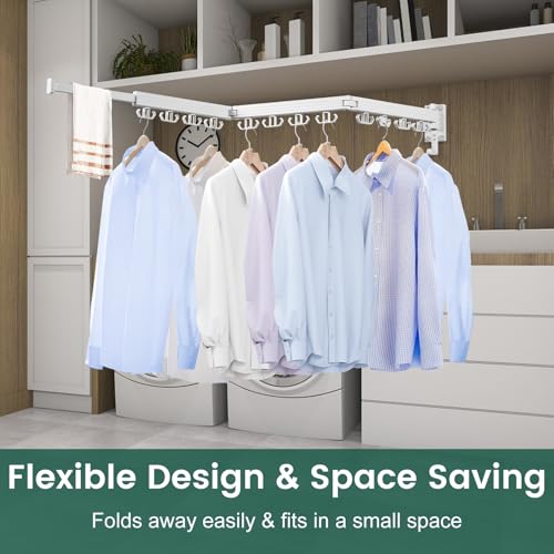 Wall Mounted Clothes Drying Rack (36.64 Ounce)