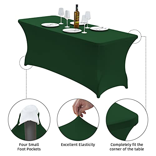 6FT Spandex Fitted Tablecloth