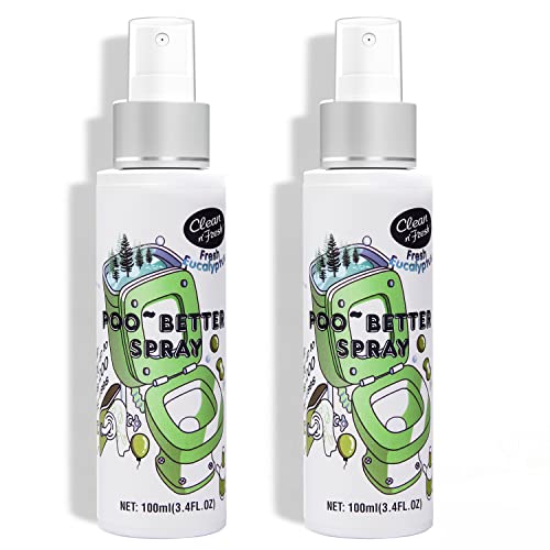 Toilet Spray Poop Spray Eucalyptus Scent (6.8 Fl Oz)