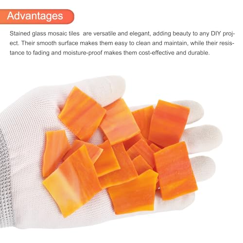 200g Glass Mosaic Tiles for Craft