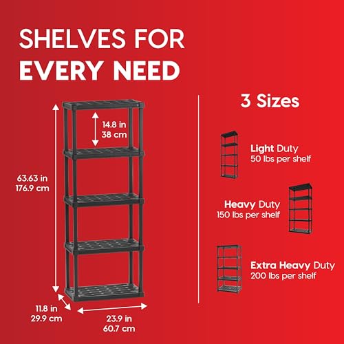 Plastic Storage Shelves