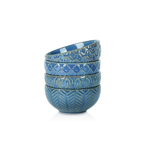Sureasy Ceramic Ice Cream Bowls Set of 4 (4 Count)