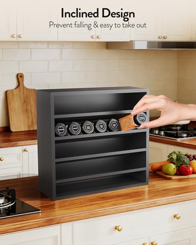 4 Tier Spice Rack Organizer for Cabinet
