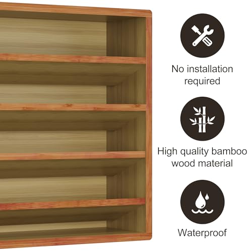 4 Tier Spice Rack Organizer for Cabinet