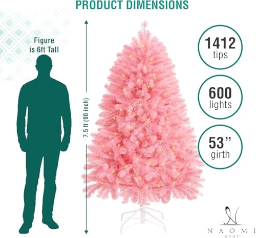 7.5 ft Pink Pre