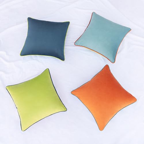 Decorative Throw Pillow Covers Cushion Cases (4 Count)