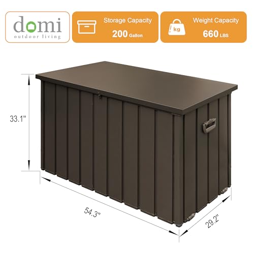 Domi 200 Gallon Deck Box
