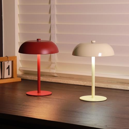 Cordless LED Mushroom Table Lamp