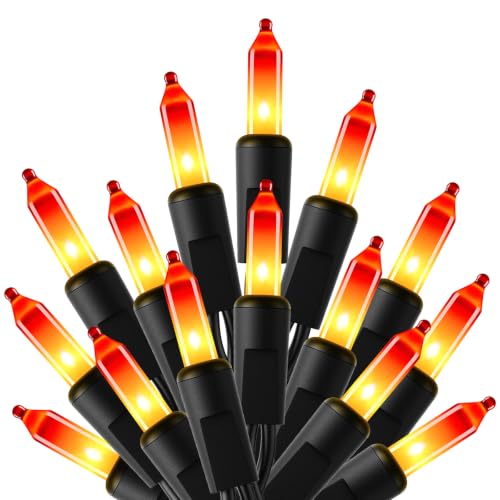 Orange Halloween Mini Lights