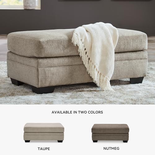 Stonemeade Rectangular Chenille Ottoman