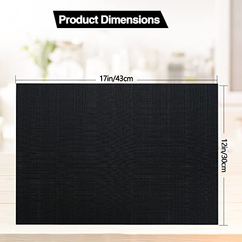 Black Placemats Set of 4 (4 Count)