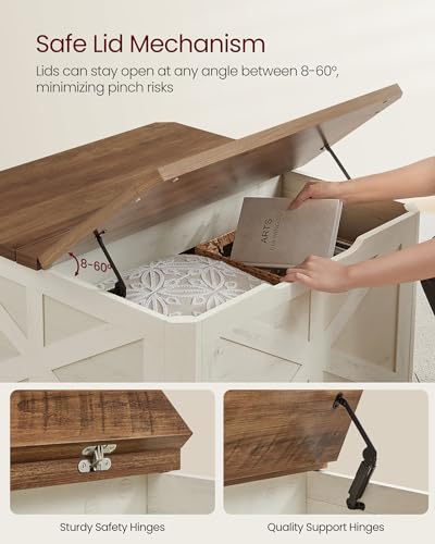 Farmhouse Coffee Table with Storage