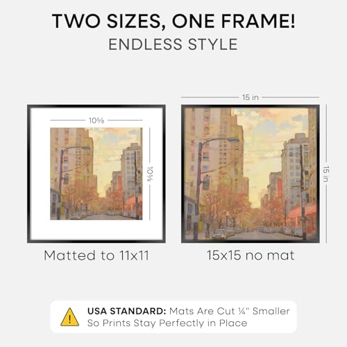 15x15 Black Picture Frame