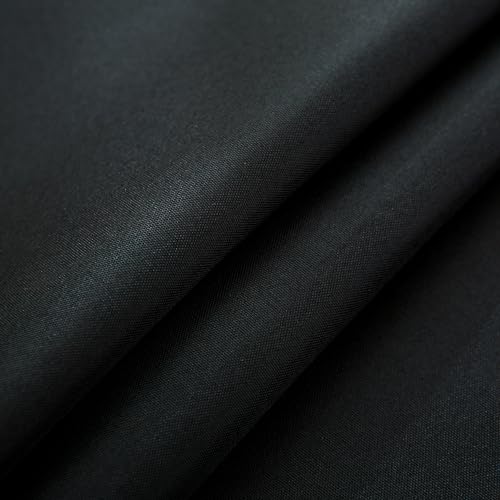 2 Pack Small Square Tablecloth 24 x 24 Inch Black Table Cloth (2 Count)