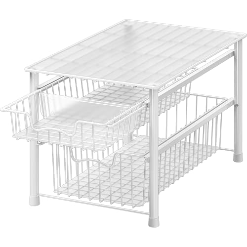 Stackable Sliding Basket Organizer Drawer