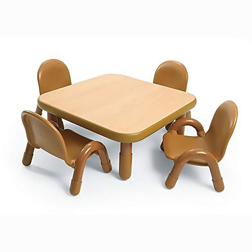 Children’s Factory Baseline Toddler Square Table and Chairs Set