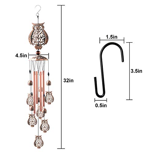 Owls Wind Chimes Outdoor