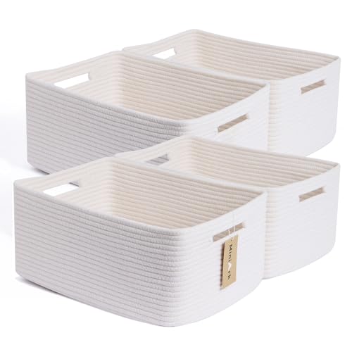 Large Storage Baskets for Organizing (4 Count)