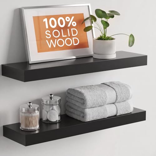 24 Inch Floating Shelves (3 Count)