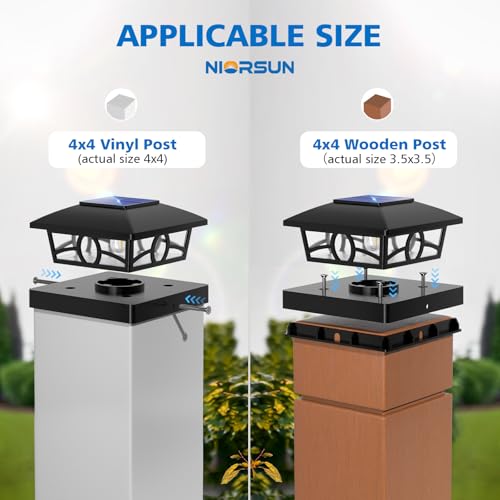 Solar Post Cap Lights (8 Count)