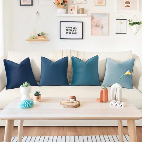 Decorative Throw Pillow Covers Cushion Cases (4 Count)