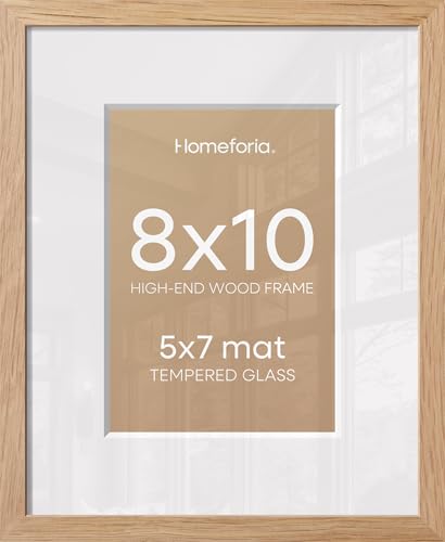 8x10 Natural Oak Picture Frame (2 Count)