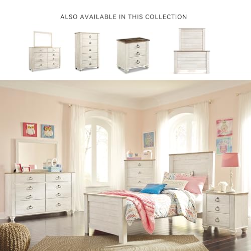 Willowton Farmhouse Twin Panel Bed