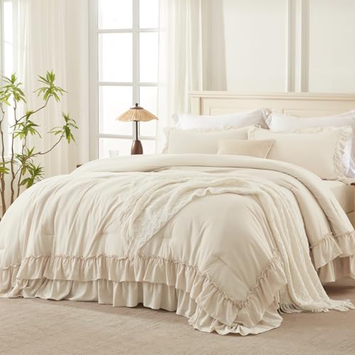 Beige California King Comforter Set