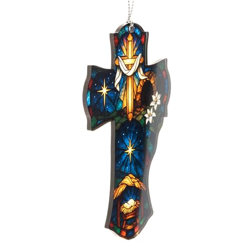 Nativity Cross Christmas Ornament 2026