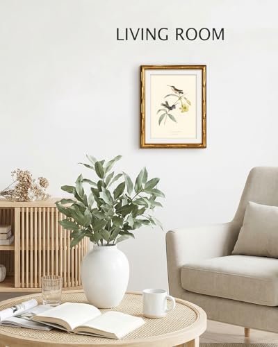 Gold Bamboo Framed Wall Art