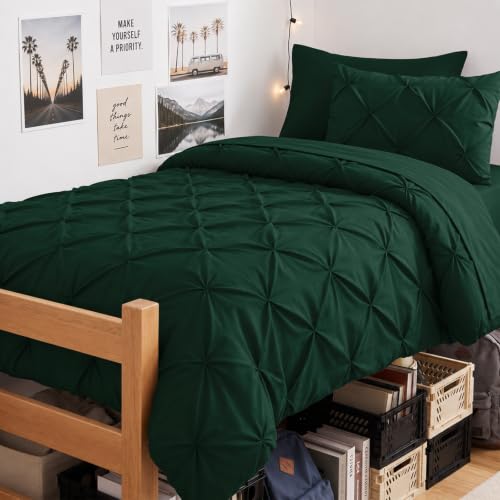 Twin XL Comforter Set Emerald Green