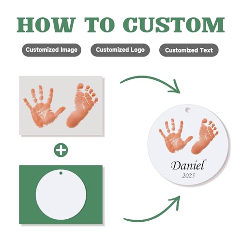 Baby Hand and Footprint Ornament