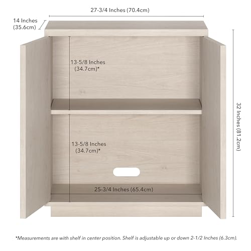28" Fluted Accent Cabinet