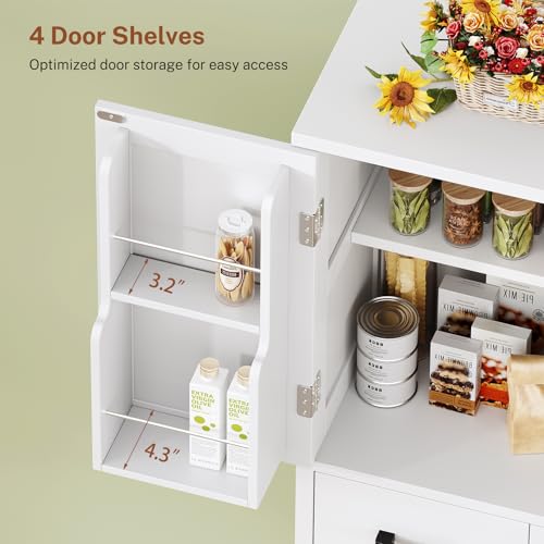 Pantry Cabinet with 4 Doors