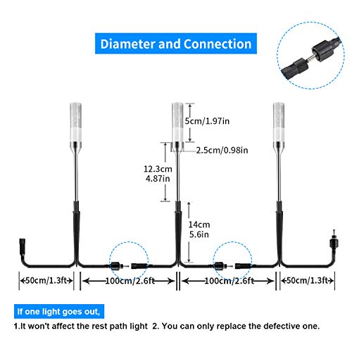 3PCS Extension Lights for Path Lights (3 Count)