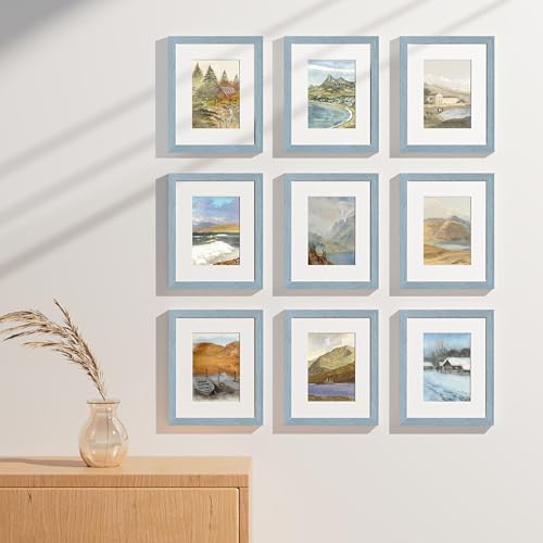 8x10 Picture Frames Set of 9 (9 Count)