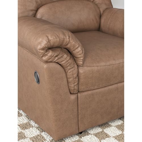 Faux Leather Manual Rocker Recliner