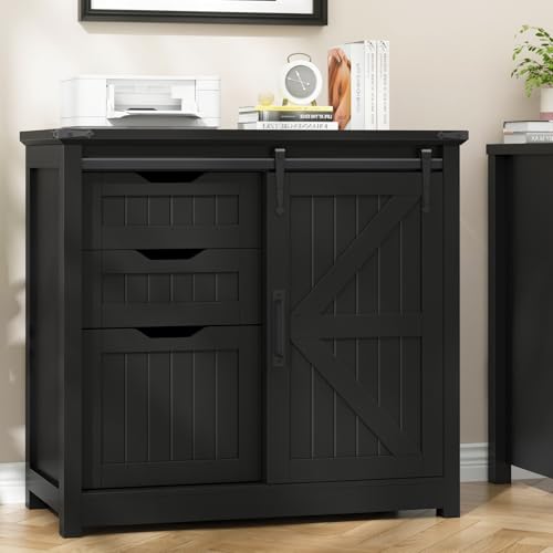 Lateral Filing Cabinets with Adjustable Shelf