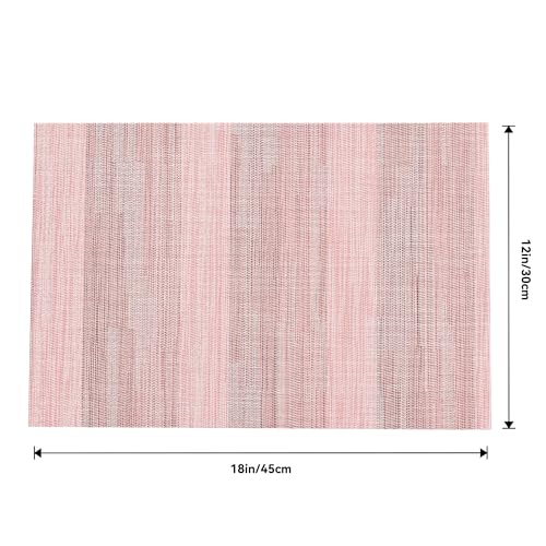 Misty Rose Placemats Set of 6 (6 Count)