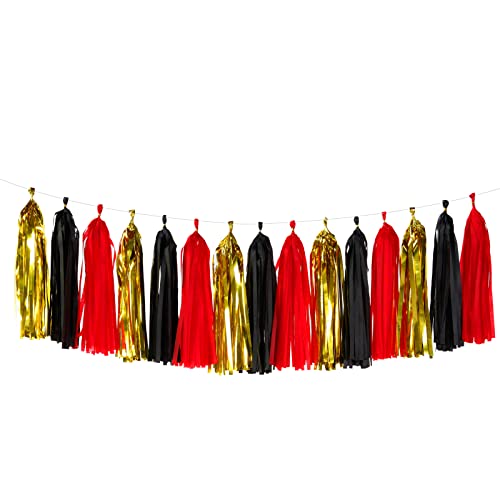 Black Red Gold Party